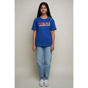 Nautica Kids Blue Short Sleeve T Shirt Graphic Logo Tee Size 2T, NWT